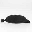 PRADA Bauchtasche Nylon Schwarz Silber Auth 180191-5
