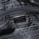 PRADA Hand Bag Nylon Gray Silver Auth 180192A-20