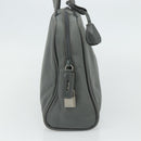 PRADA Hand Bag Nylon Gray Silver Auth 180192A-3