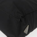 PRADA Hand Bag Nylon Black Silver Auth 180193-11
