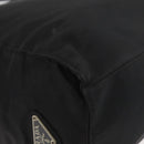PRADA Hand Bag Nylon Black Silver Auth 180193-12