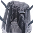 PRADA Hand Bag Nylon Black Silver Auth 180193-19