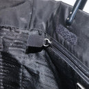 PRADA Hand Bag Nylon Black Silver Auth 180193-20