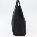 PRADA Hand Bag Nylon Black Silver Auth 180193-4