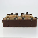Burberrys Nova Check Business Bag Canvas 2way Beige Auth 180196-11