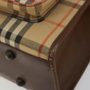 Burberrys Nova Check Business Bag Canvas 2way Beige Auth 180196-12
