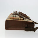 Burberrys Nova Check Business Bag Canvas 2way Beige Auth 180196-4