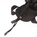PRADA Rucksack Nylon Braun Silber Original 180200-23