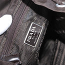 PRADA Rucksack Nylon Braun Silber Original 180200-24