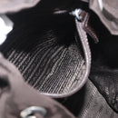 PRADA Rucksack Nylon Braun Silber Original 180200-28