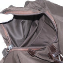 PRADA Rucksack Nylon Braun Silber Original 180200-29