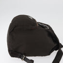 PRADA Rucksack Nylon Braun Silber Original 180200-3