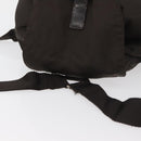 PRADA Rucksack Nylon Braun Silber Original 180200-6