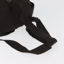 PRADA Rucksack Nylon Braun Silber Original 180200-8