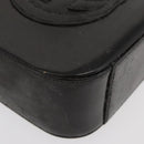 GUCCI Shoulder Bag Patent leather Brown Silver Auth 180202-10
