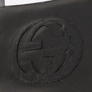 GUCCI Shoulder Bag Patent leather Brown Silver Auth 180202-14