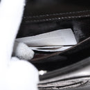 GUCCI Shoulder Bag Patent leather Brown Silver Auth 180202-19