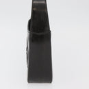 GUCCI Shoulder Bag Patent leather Brown Silver Auth 180202-4