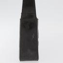 GUCCI Shoulder Bag Patent leather Brown Silver Auth 180202-5