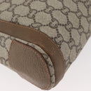 GUCCI GG Plus Supreme Tote Bag PVC Beige Auth 180203-13