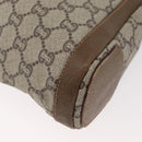 GUCCI GG Plus Supreme Tote Bag PVC Beige Auth 180203-14