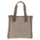 GUCCI GG Plus Supreme Tote Bag PVC Beige Auth 180203-3