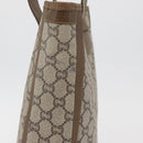 GUCCI GG Plus Supreme Tote Bag PVC Beige Auth 180203-5