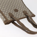 GUCCI GG Plus Supreme Tote Bag PVC Beige Auth 180203-7