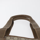 GUCCI GG Plus Supreme Tote Bag PVC Beige Auth 180203-9