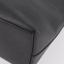 GUCCI Bamboo Shoulder Bag Leather Black Gold Auth 180204-14