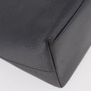GUCCI Bamboo Shoulder Bag Leather Black Gold Auth 180204-15