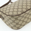 GUCCI GG Supreme Web Sherry Line Bag PVC Beige Gold 89 02 077 Auth 180205-13