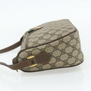 GUCCI GG Supreme Web Sherry Line Bag PVC Beige Gold 89 02 077 Auth 180205-4