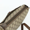 GUCCI GG Supreme Web Sherry Line Bag PVC Beige Gold 89 02 077 Auth 180205-6