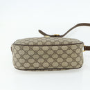 GUCCI GG Supreme Web Sherry Line Bag PVC Beige Gold 89 02 077 Auth 180205-9