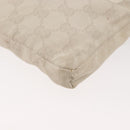 GUCCI GG Canvas Sherry Line Waist bag White Gold 28566 Auth 180206-13