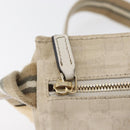 GUCCI GG Canvas Sherry Line Waist bag White Gold 28566 Auth 180206-14