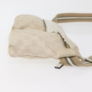 GUCCI GG Canvas Sherry Line Waist bag White Gold 28566 Auth 180206-4