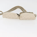 GUCCI GG Canvas Sherry Line Waist bag White Gold 28566 Auth 180206-9
