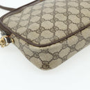 GUCCI GG Supreme Shoulder Bag PVC Beige Gold 97 02 068 Auth 180207-14