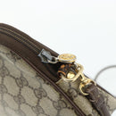 GUCCI GG Supreme Shoulder Bag PVC Beige Gold 97 02 068 Auth 180207-10