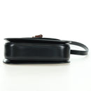 GUCCI Bamboo Hand Bag Leather 2way Black Gold 000 1364 0633 Auth 180208V-12