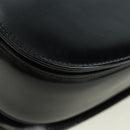 GUCCI Bamboo Hand Bag Leather 2way Black Gold 000 1364 0633 Auth 180208V-13