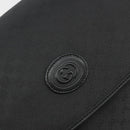 GUCCI Micro GG Supreme Umhängetasche PVC Schwarz Gold 001 256 1044 Auth 180209-14