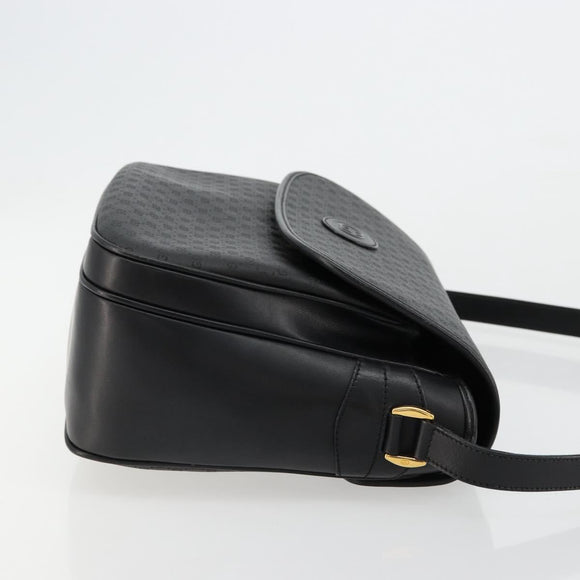 GUCCI Micro GG Supreme Umhängetasche PVC Schwarz Gold 001 256 1044 Auth 180209