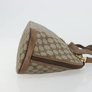 GUCCI GG Supreme Hand Bag PVC 2way Beige Gold Auth 180210-4