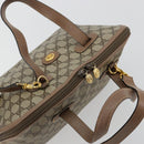 GUCCI GG Supreme Hand Bag PVC 2way Beige Gold Auth 180210-6