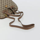 GUCCI GG Supreme Hand Bag PVC 2way Beige Gold Auth 180210-9