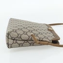 GUCCI GG Plus Supreme Shoulder Bag PVC Beige Gold Auth 180211-4