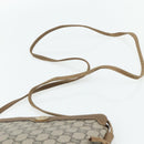 GUCCI GG Plus Supreme Shoulder Bag PVC Beige Gold Auth 180211-8